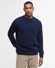 Barbour Cleveland Crew Neck Sweater - Navy