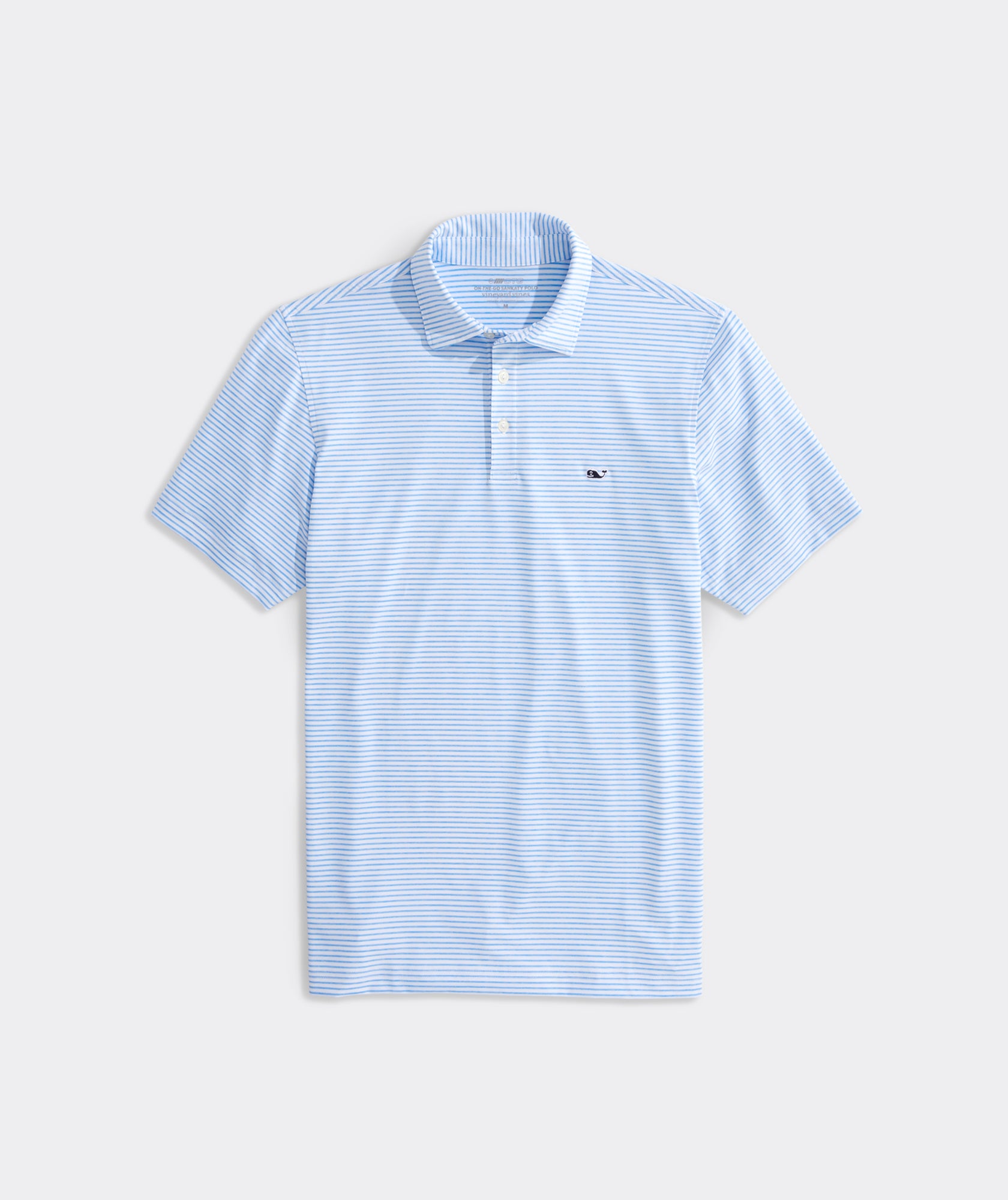 Vineyard Vines Bradley Stripe Sankaty Polo - Ocean Breeze Tejeda