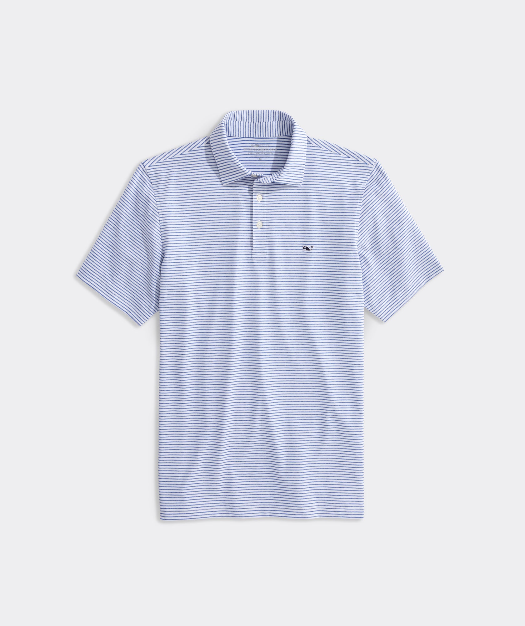 Vineyard Vines Bradley Stripe Sankaty Polo - Yacht Blue Tejeda