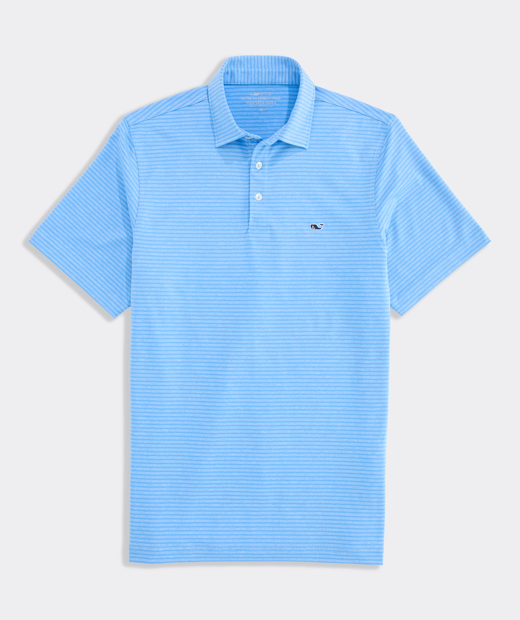 Vineyard Vines Bradley Stripe Sankaty Polo - Blue/Ocean Breeze