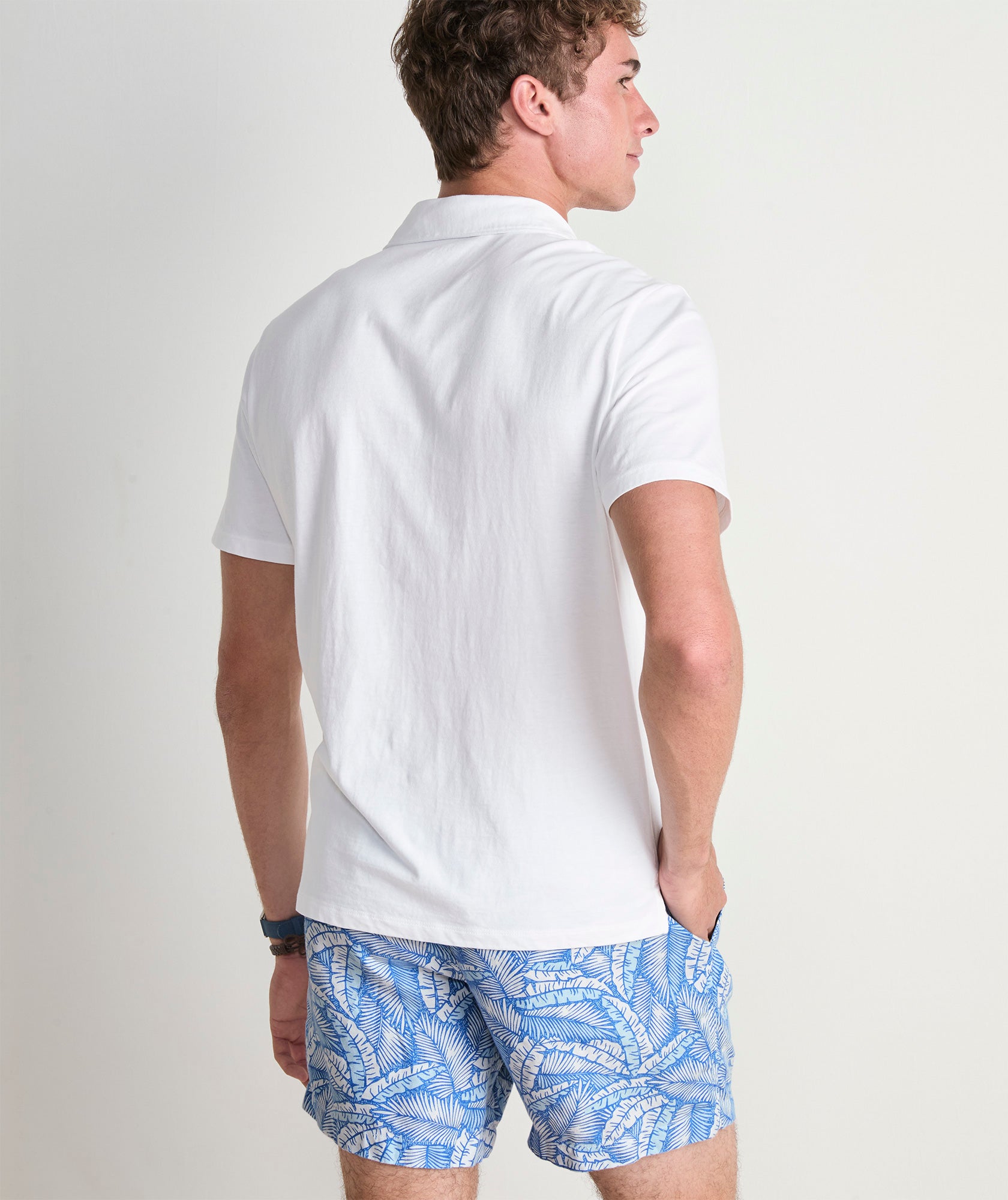 Vineyard Vines Surf Polo - White Cap