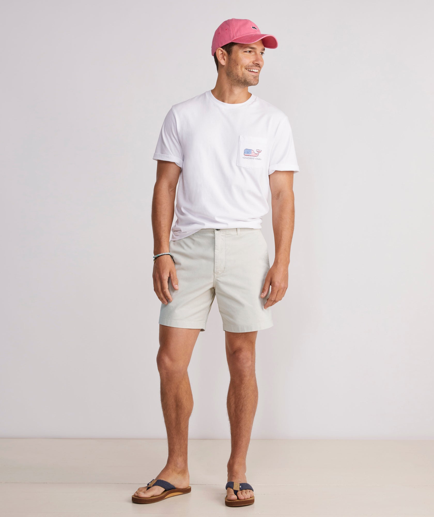 Vineyard Vines 7" Island Short - Stone