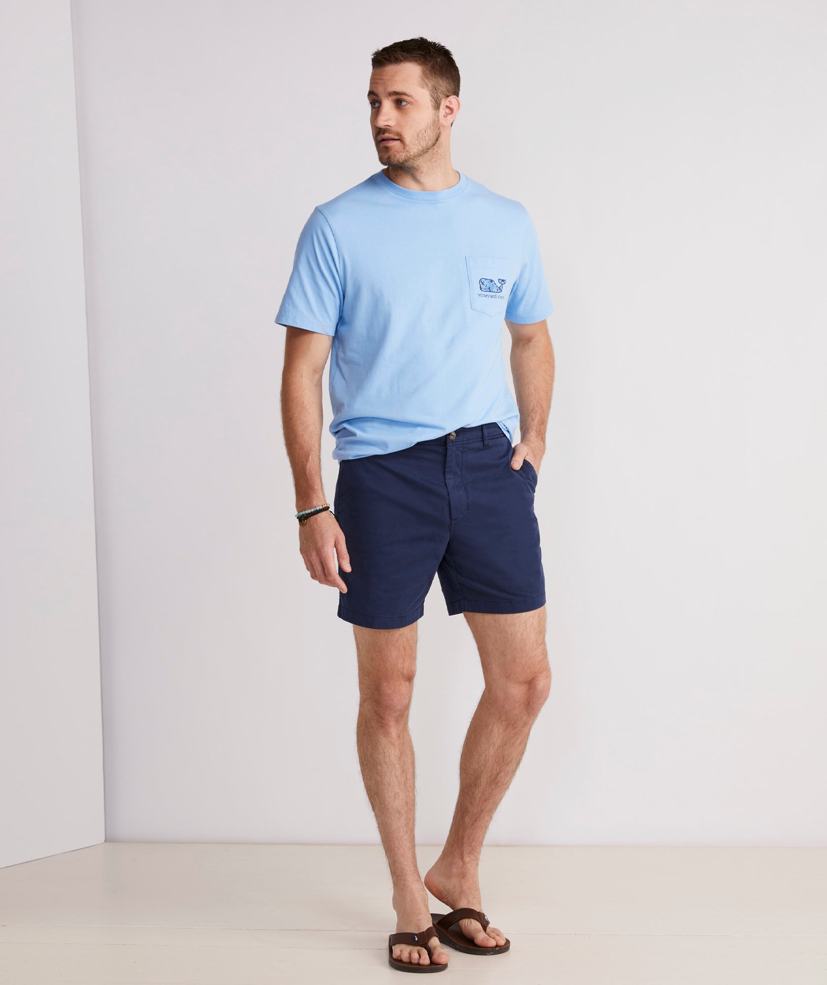 Vineyard Vines 7" Island Short - Blue Blazer