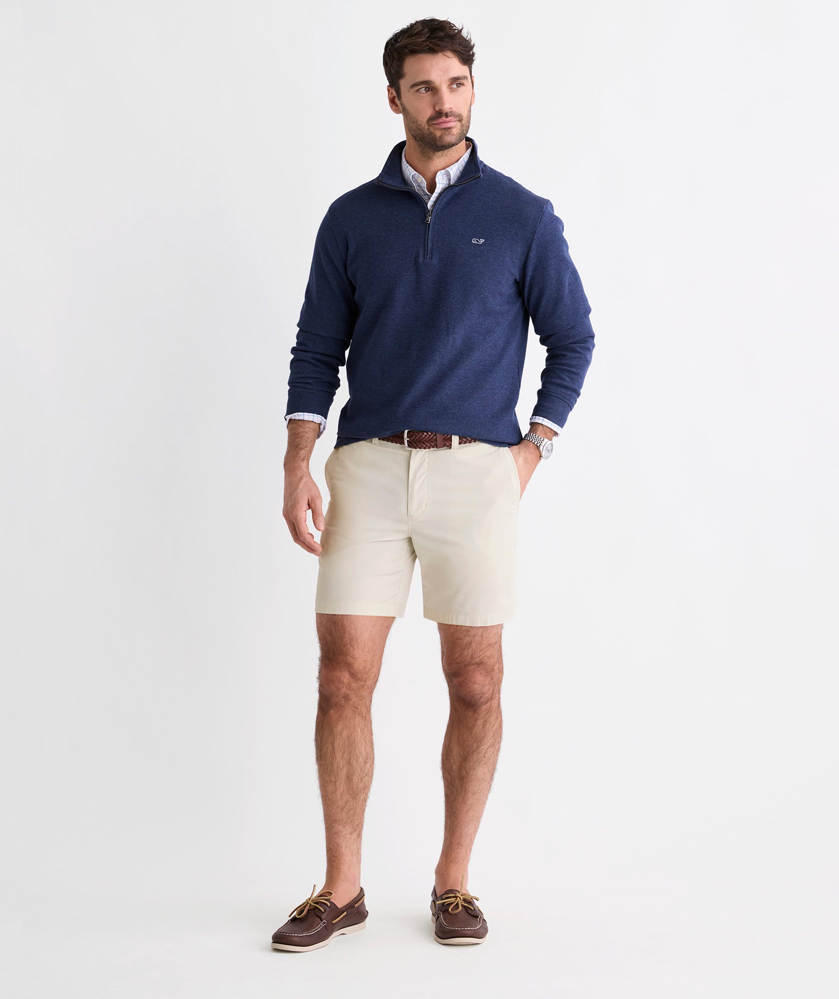 Vineyard Vines 7" Chillmark Short - Stone