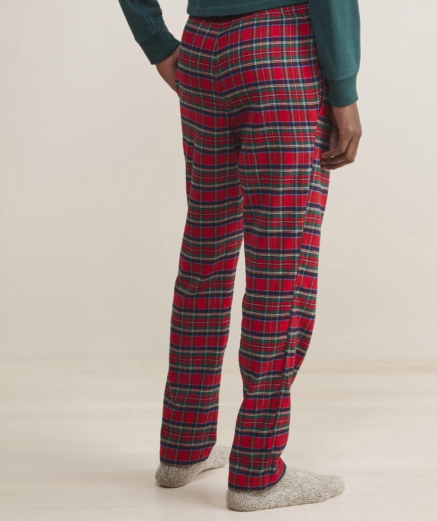 Vineyard Vines Flannel Lounge Pant - Red Velvet