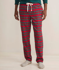 Vineyard Vines Flannel Lounge Pant - Red Velvet