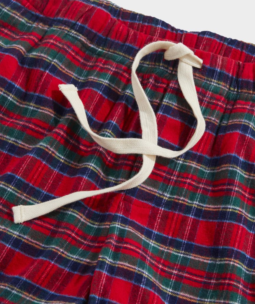 Vineyard Vines Flannel Lounge Pant - Red Velvet