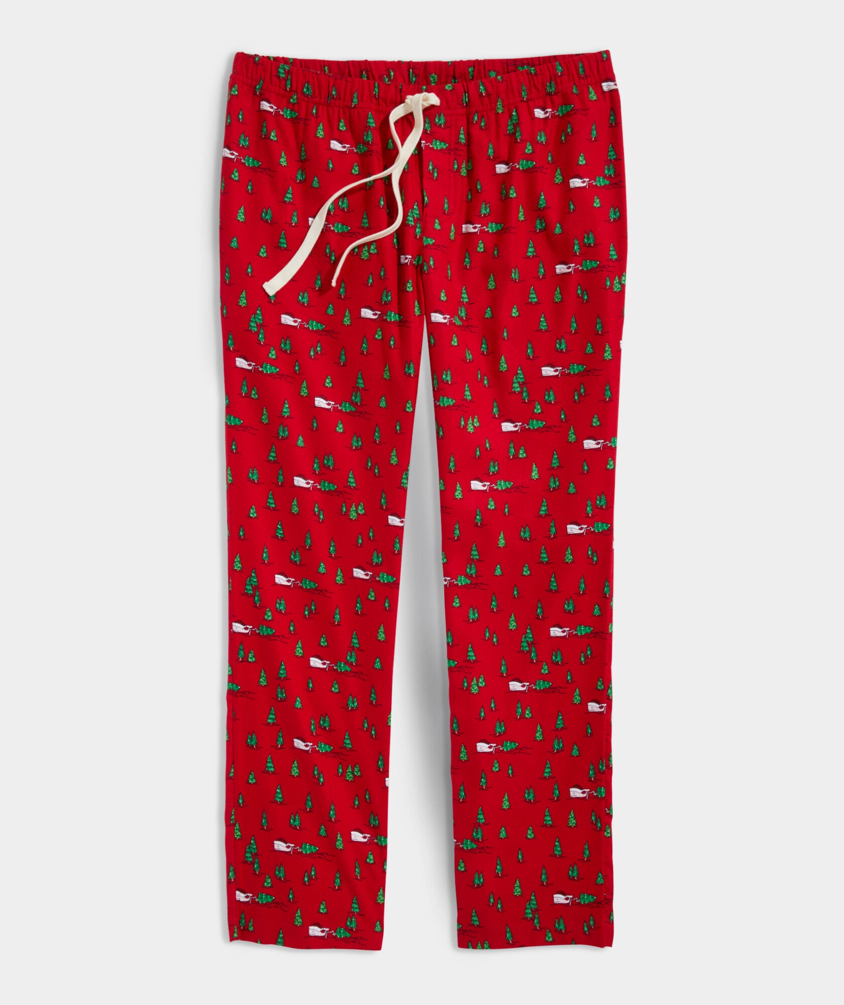 Vineyard Vines Flannel Lounge Pants - Tree Farm Whale