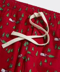 Vineyard Vines Flannel Lounge Pants - Tree Farm Whale