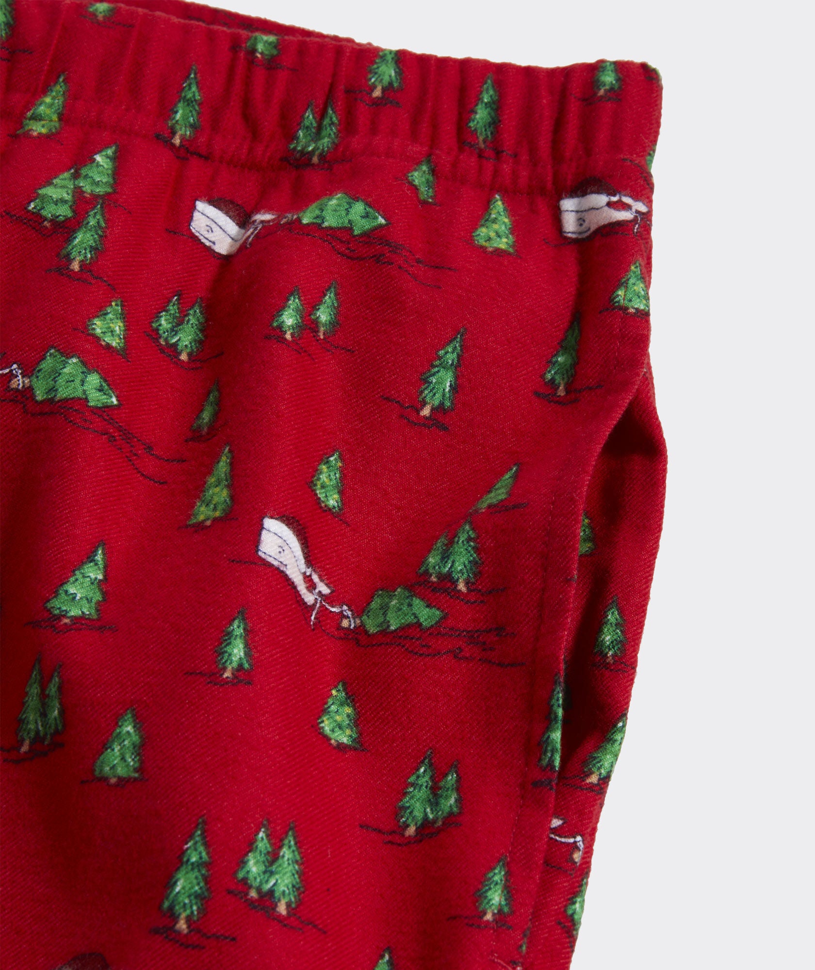 Vineyard Vines Flannel Lounge Pants - Tree Farm Whale