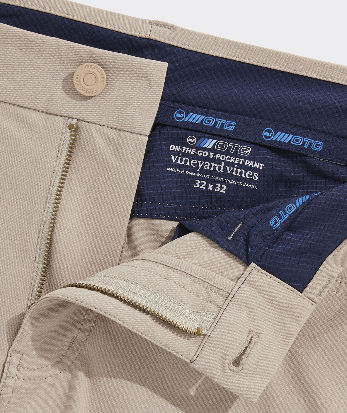 Vineyard Vines OTG 5 Pocket Pant - Khaki