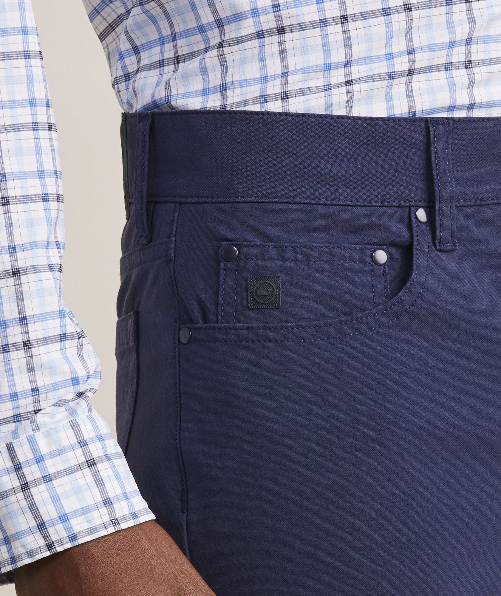 Vineyard Vines Canvas OTG 5 Pocket Pant - Nautical Navy