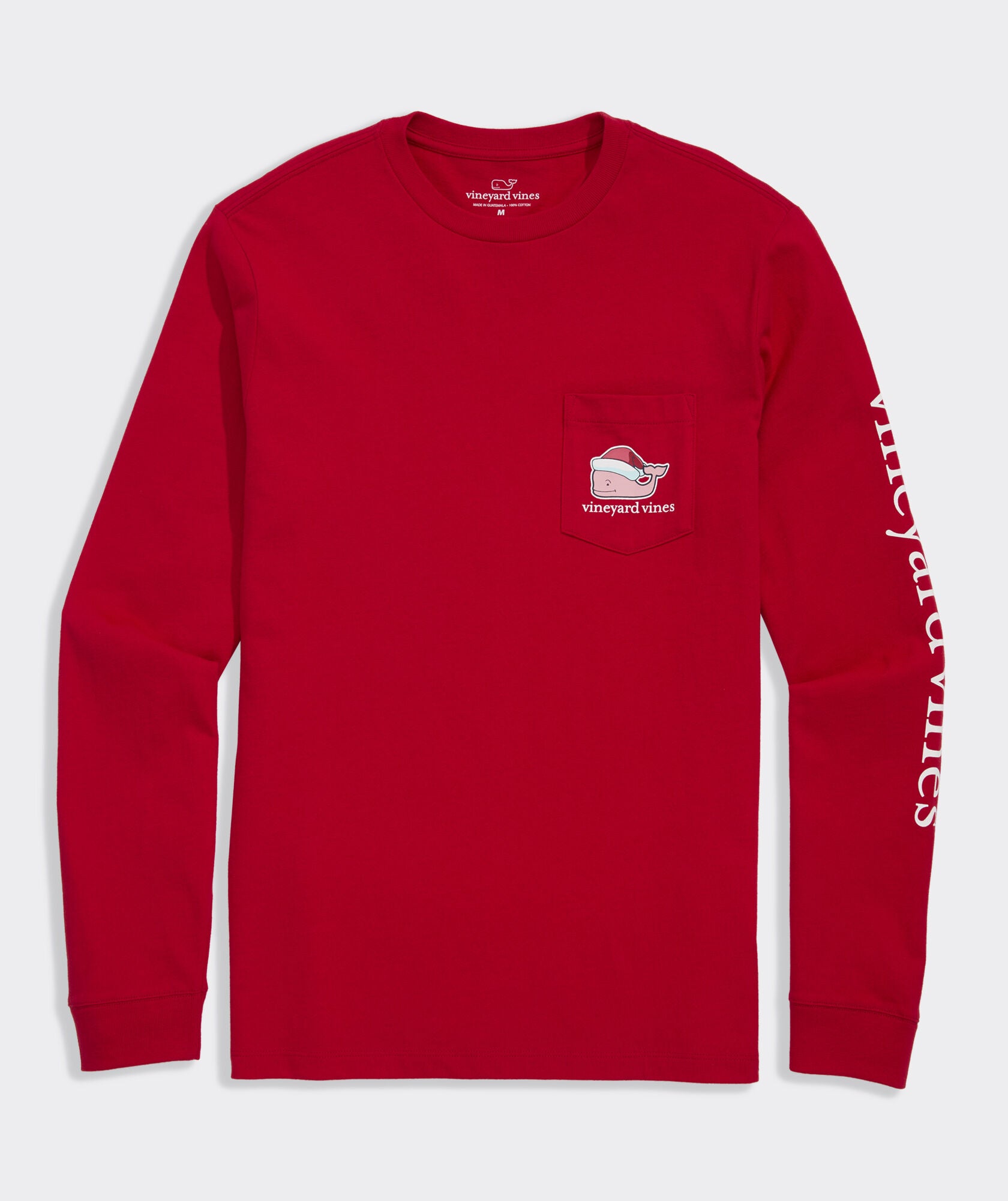 Vineyard Vines Santa Whale Long Sleeve Tee - Nautical Navy