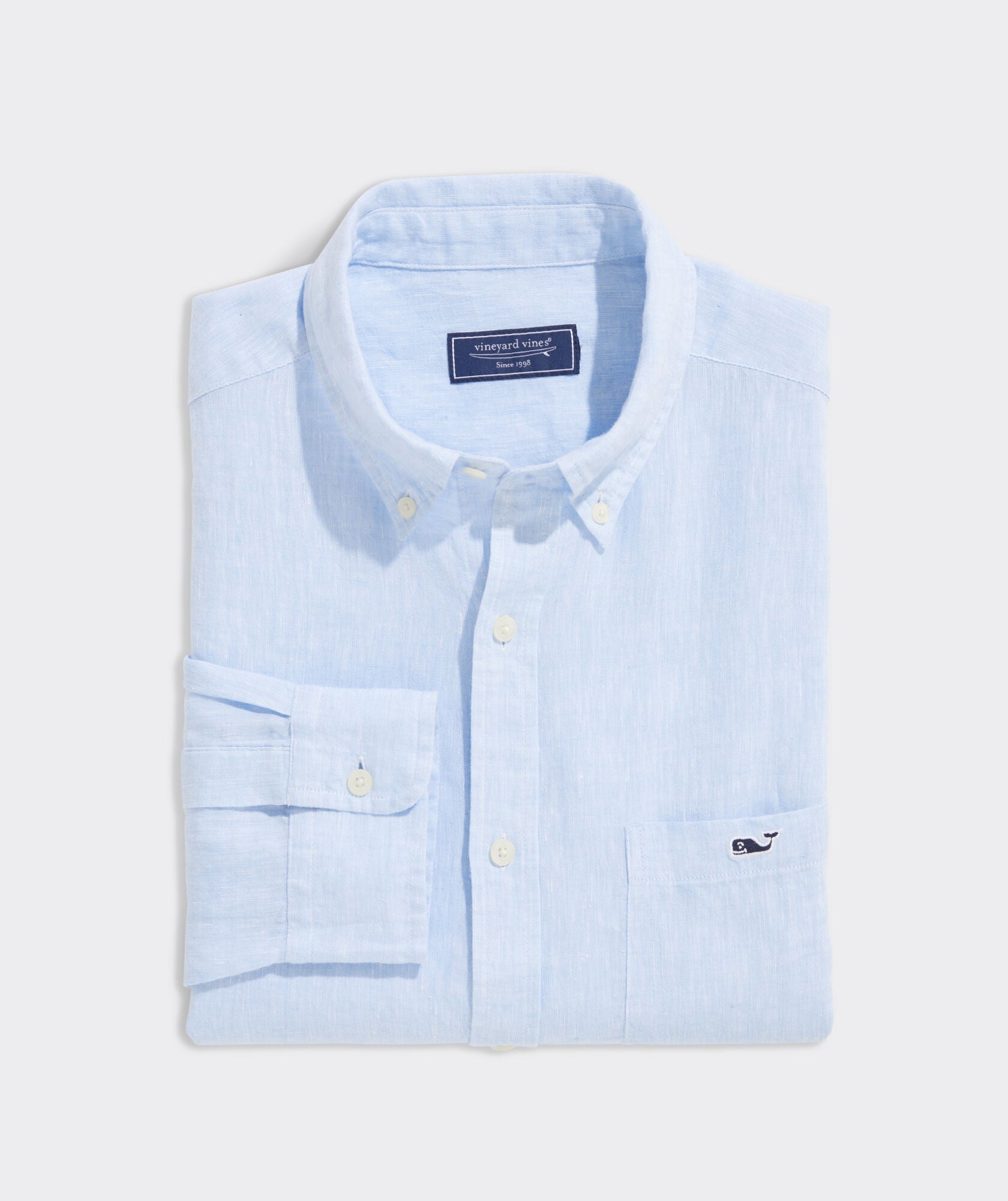 Vineyard Vines Linen Shirt - Jake Blue