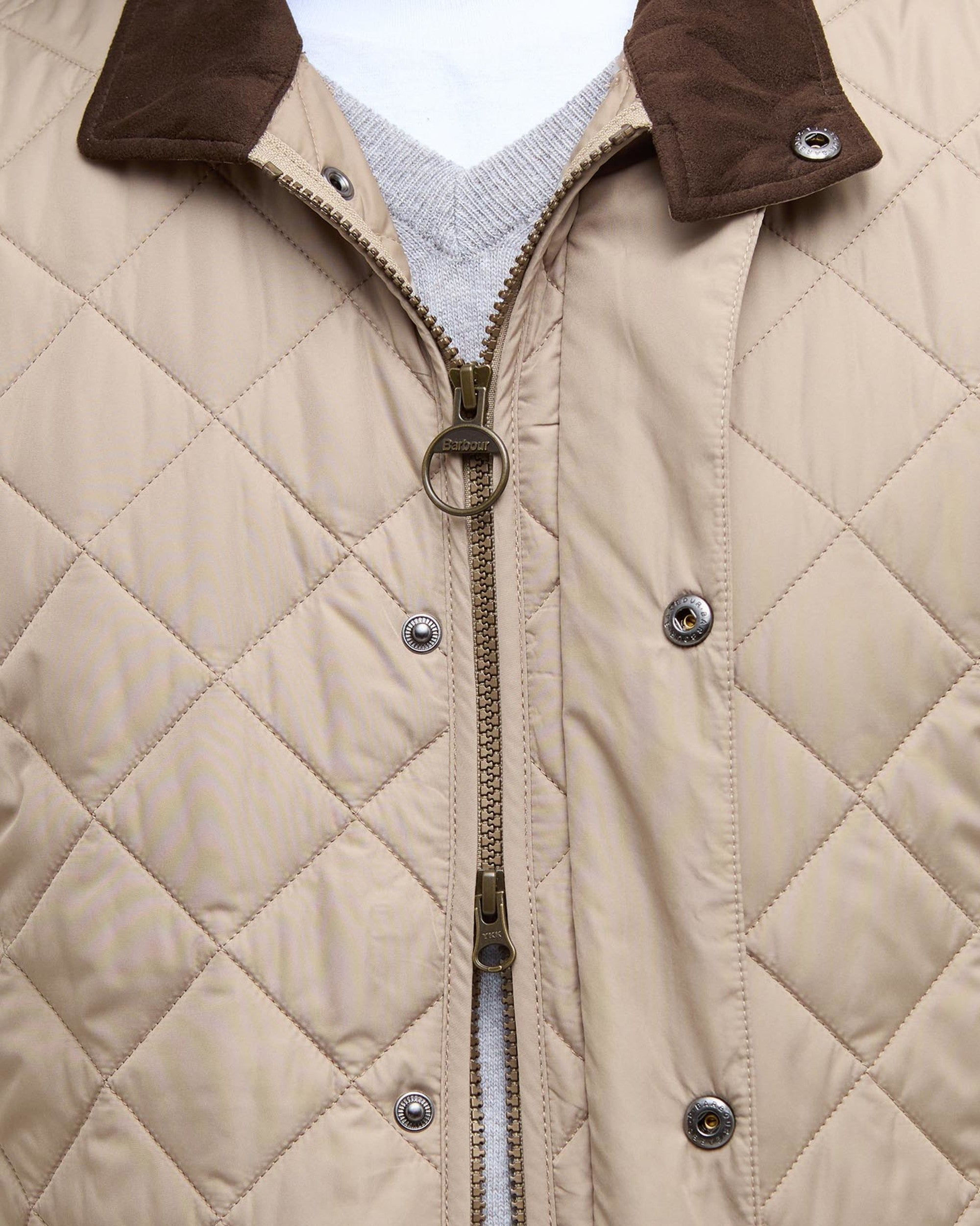 Barbour Lowerdale Quilted Vest - Stone