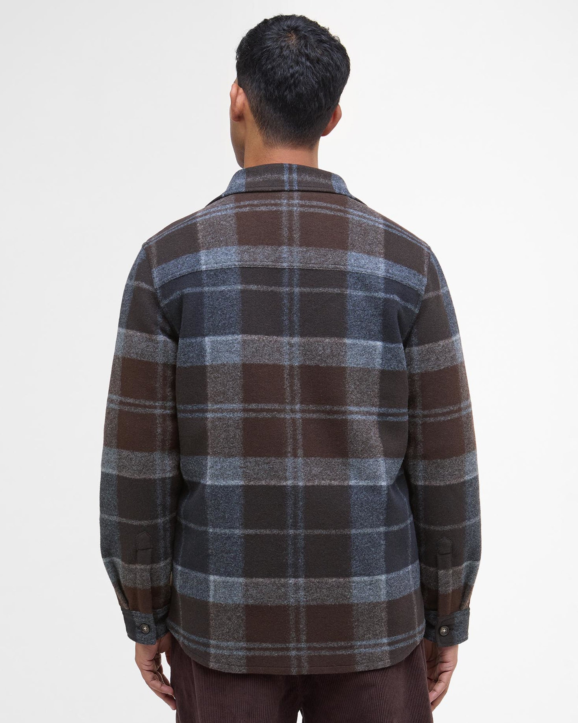 Barbour Chapter Tailored Check Overshirt - Midnight Oak Tartan