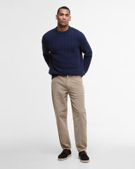 Barbour Cleveland Crew Neck Sweater - Navy