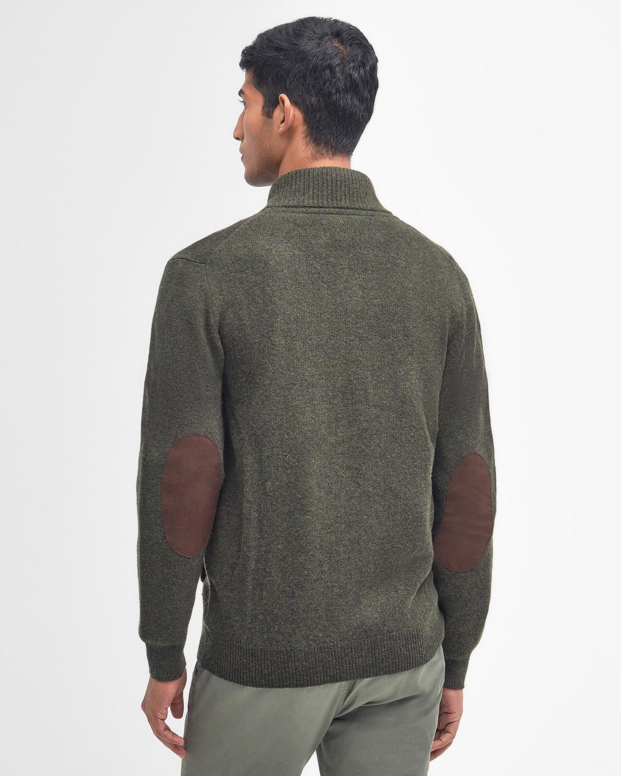 Barbour Essential Patch Zip Through - Seaweed