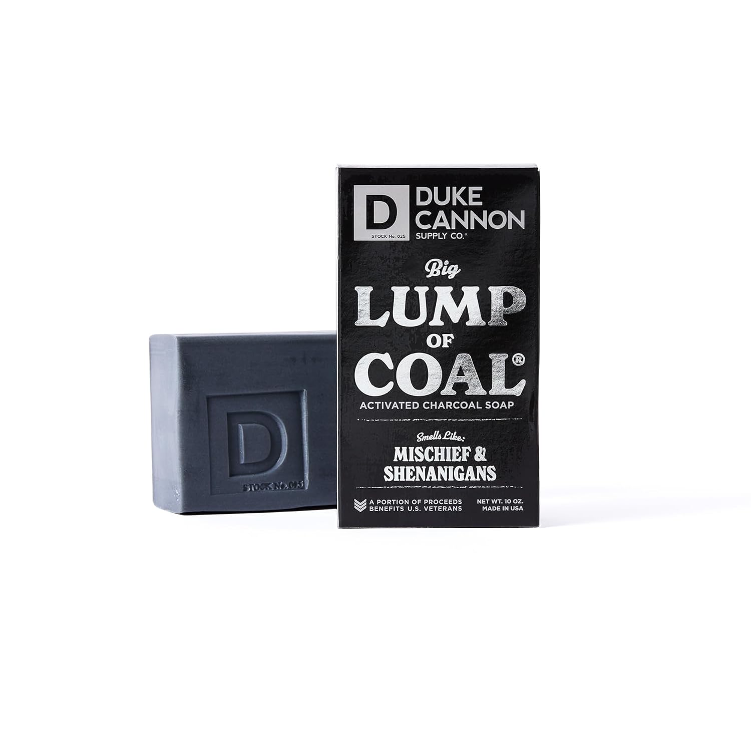 Duke Cannon Big Ass Lump of Coal - Activated Charcoal Soap