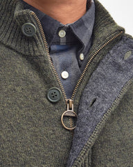 Barbour Essential Patch Zip Through - Seaweed