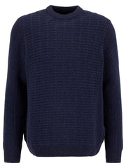 Barbour Cleveland Crew Neck Sweater - Navy