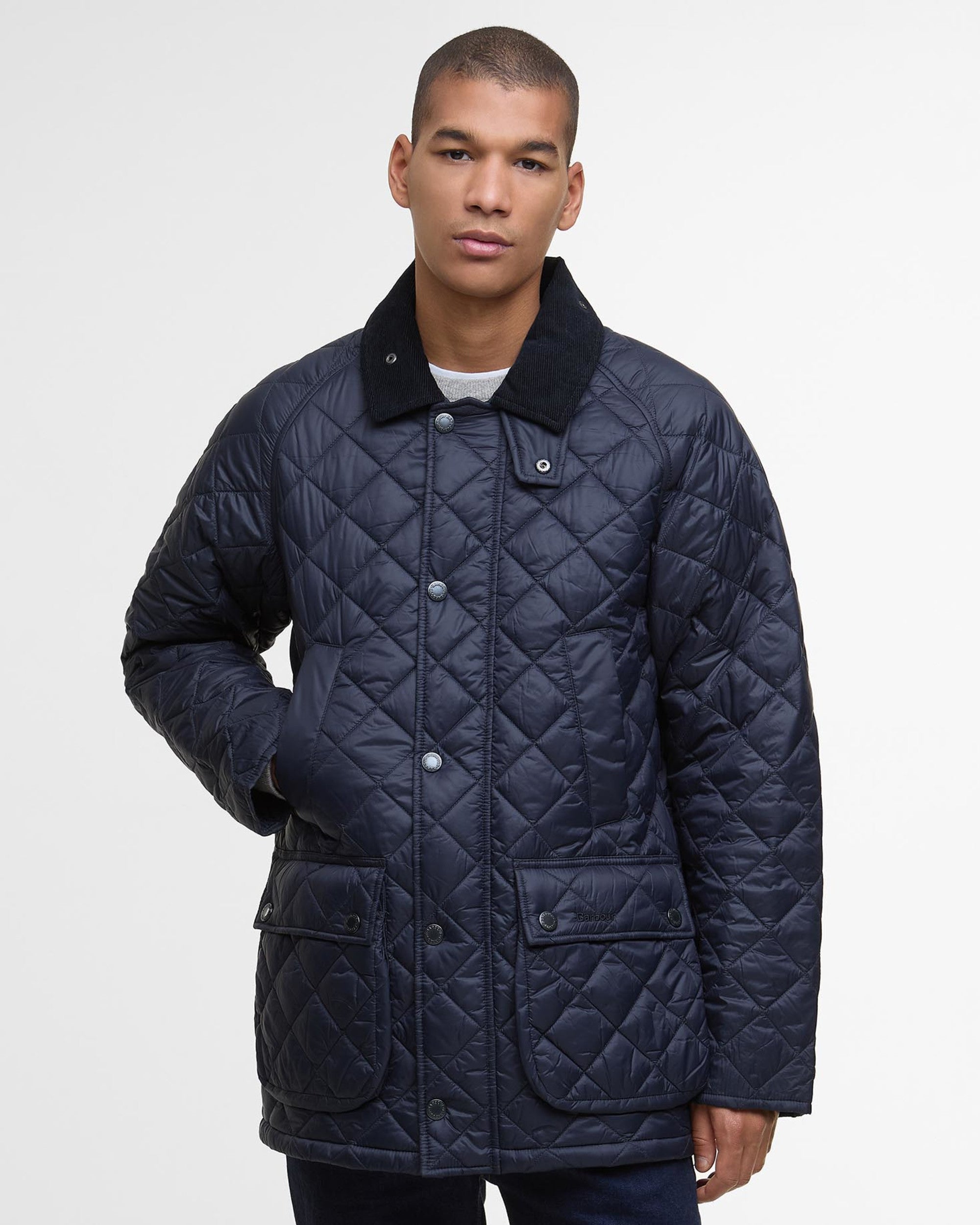 Barbour Essential Bedale Quilted Jacket - Navy