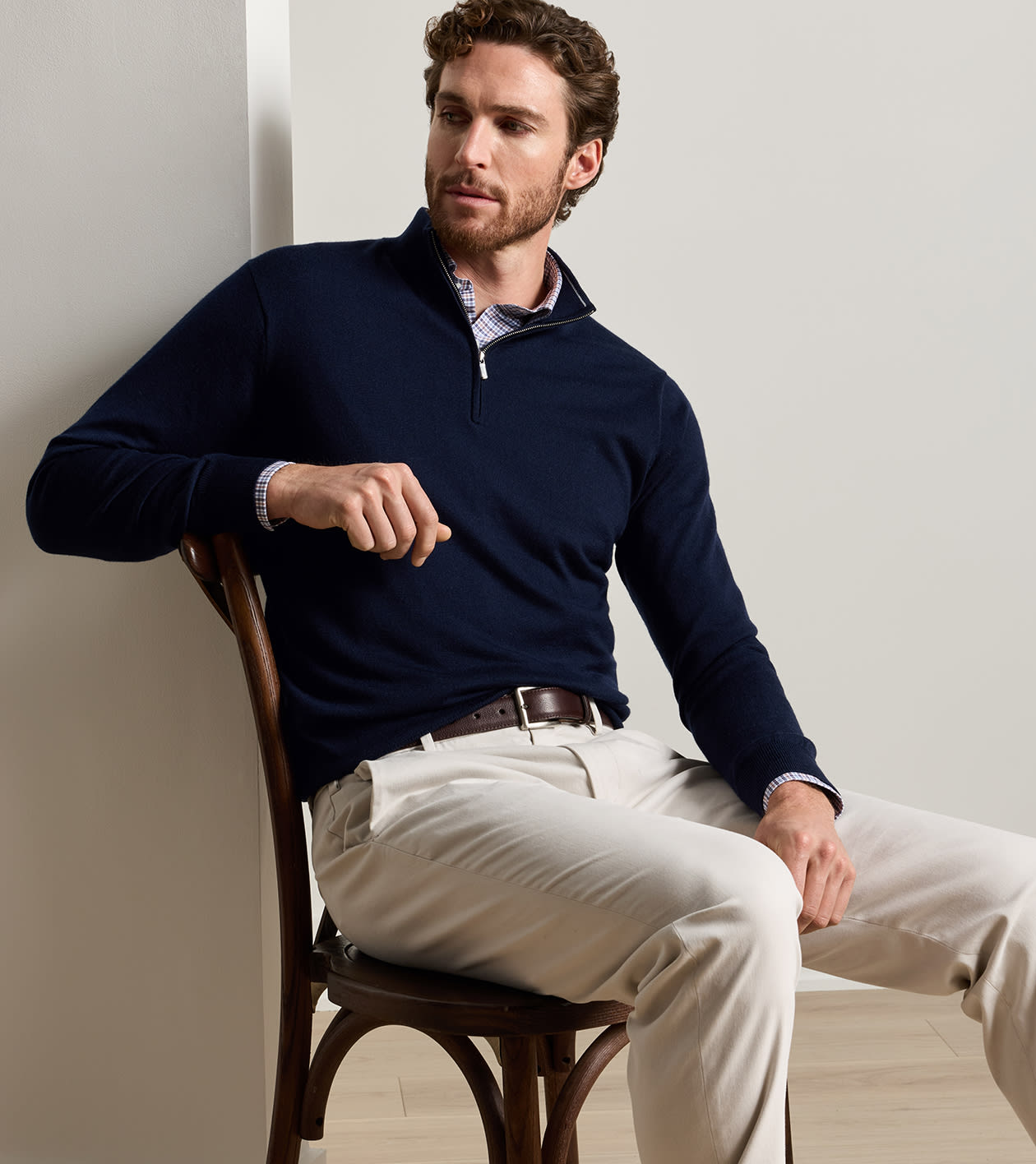 Peter Millar Autumn Crest 1/4 Zip - Navy