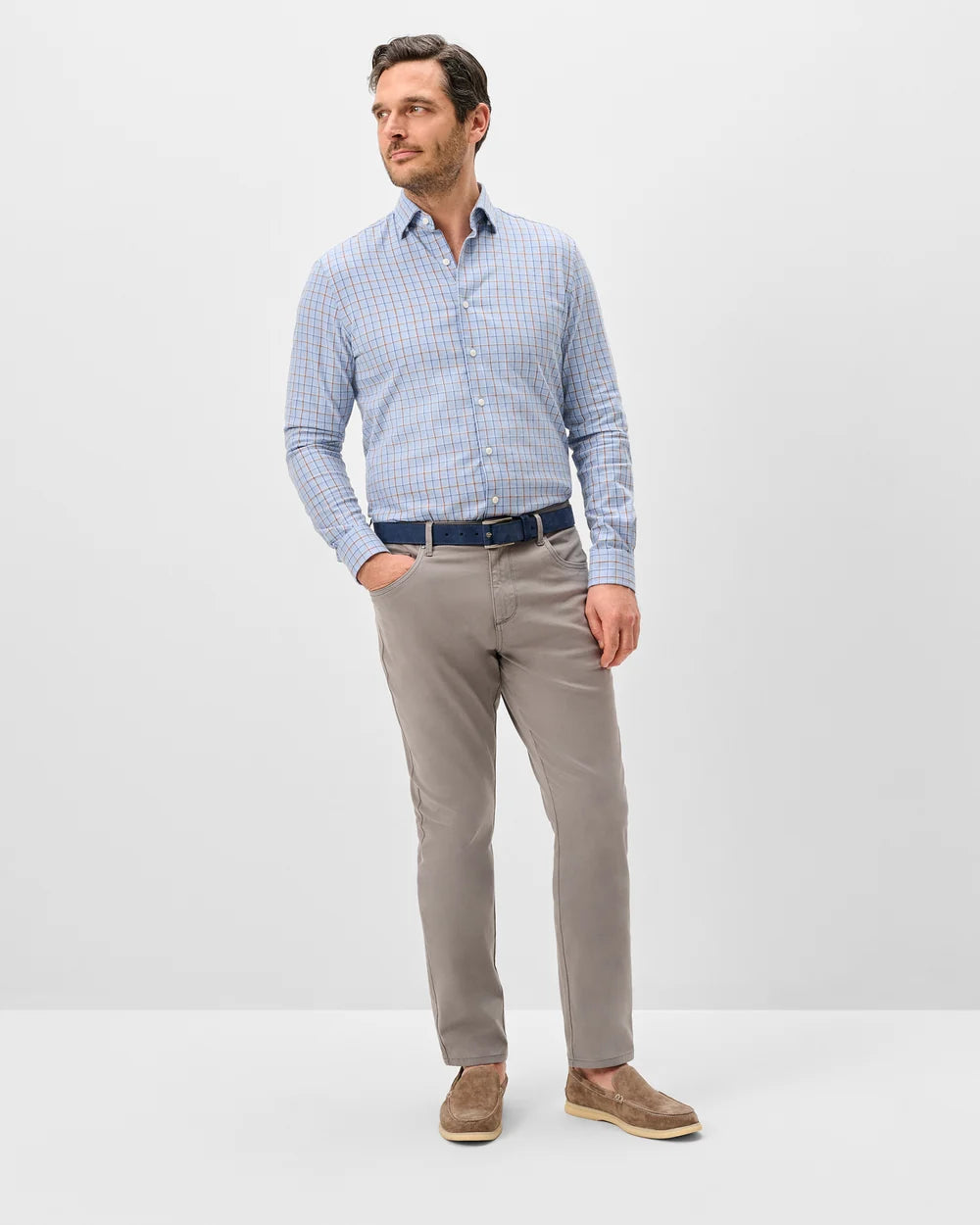 Johnnie-O Carmel 5 Pocket Pant - Thunder