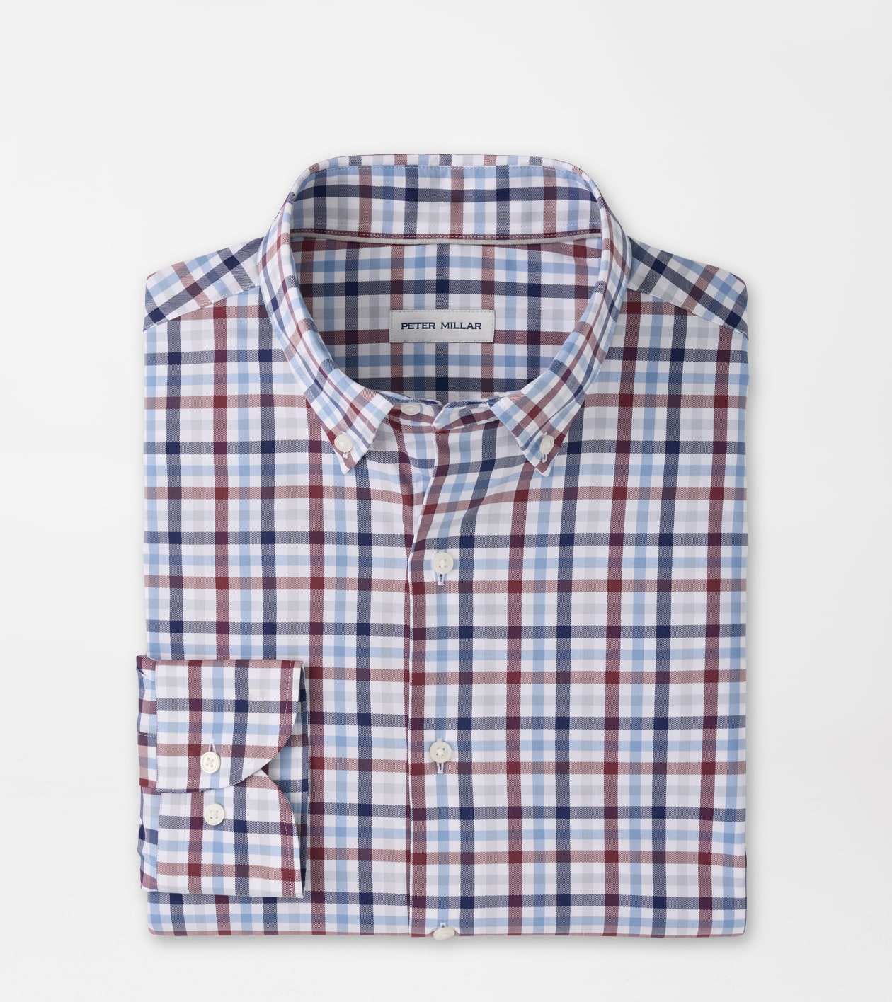 Peter Millar Elliot Crown Lite Cotton Stretch Sport Shirt - Lakeside