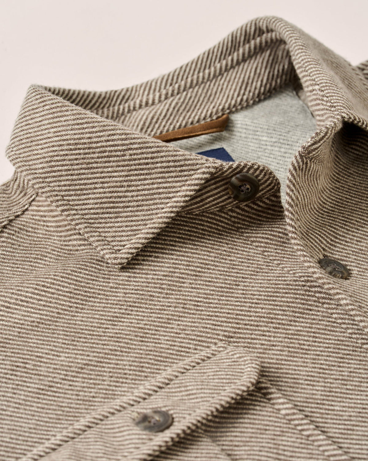 Johnnie-O Carl Stretch Knit Flannel Lodge Shirt - Havana