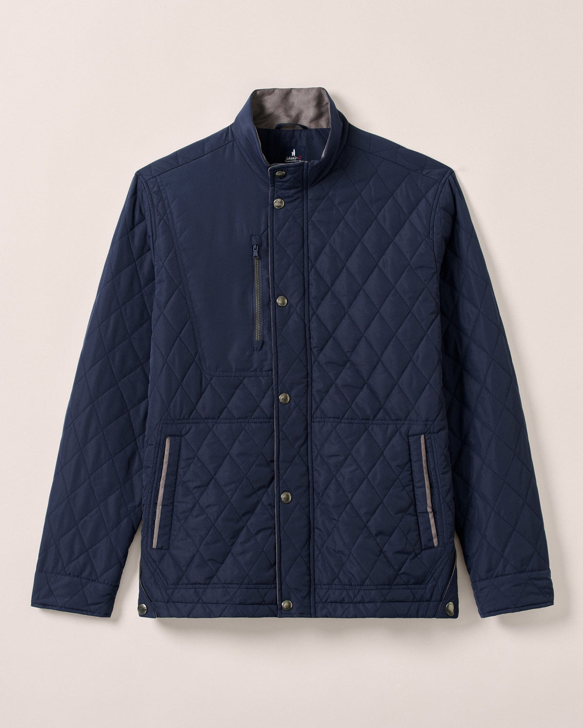 Johnnie-O Juno Quilted Snap Jacket - Navy