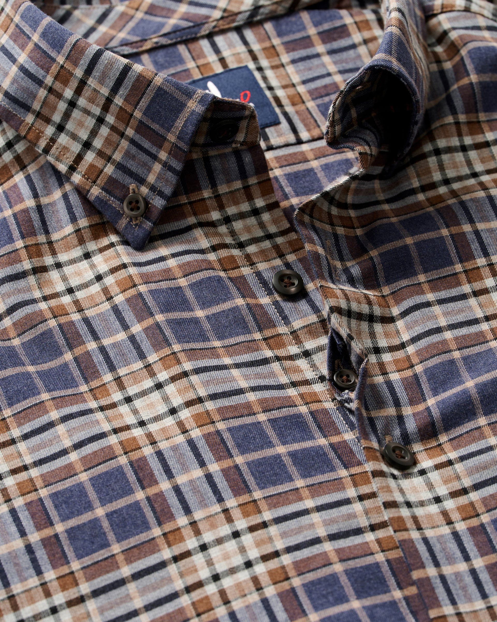 Johnnie-O Performance Flannel Button Down Shirt - Kamper