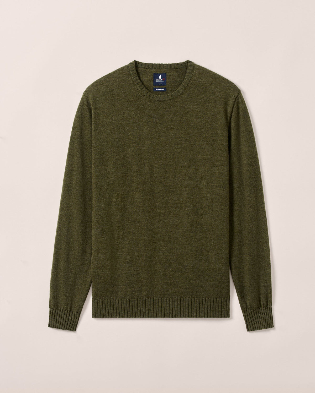 Johnnie-O Ronald Merino Wool Crewneck Sweater - Forged