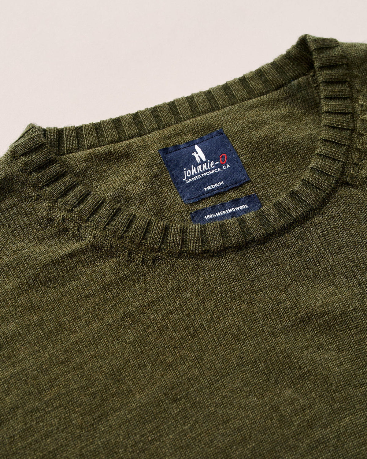 Johnnie-O Ronald Merino Wool Crewneck Sweater - Forged
