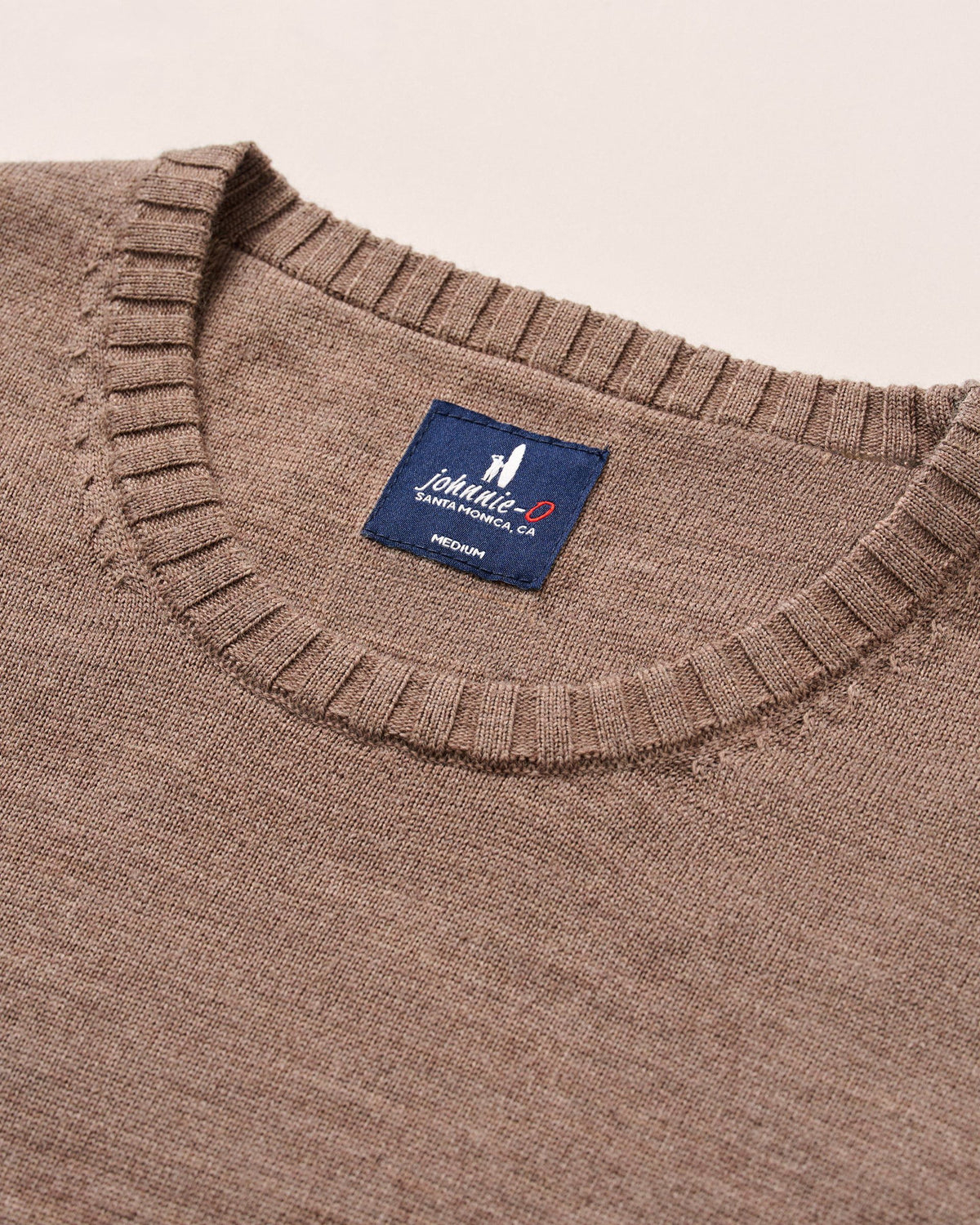 Johnnie-O Ronald Merino Wool Crewneck Sweater - Havana