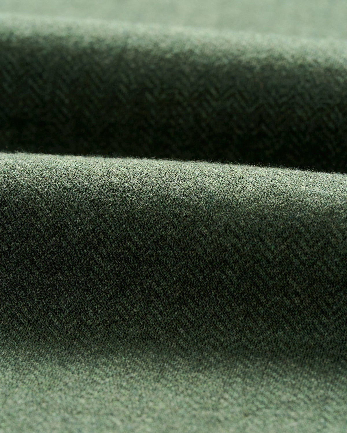 Johnnie-O Rubin Herringbone Cashmere Blend 1/4 Zip - Moss