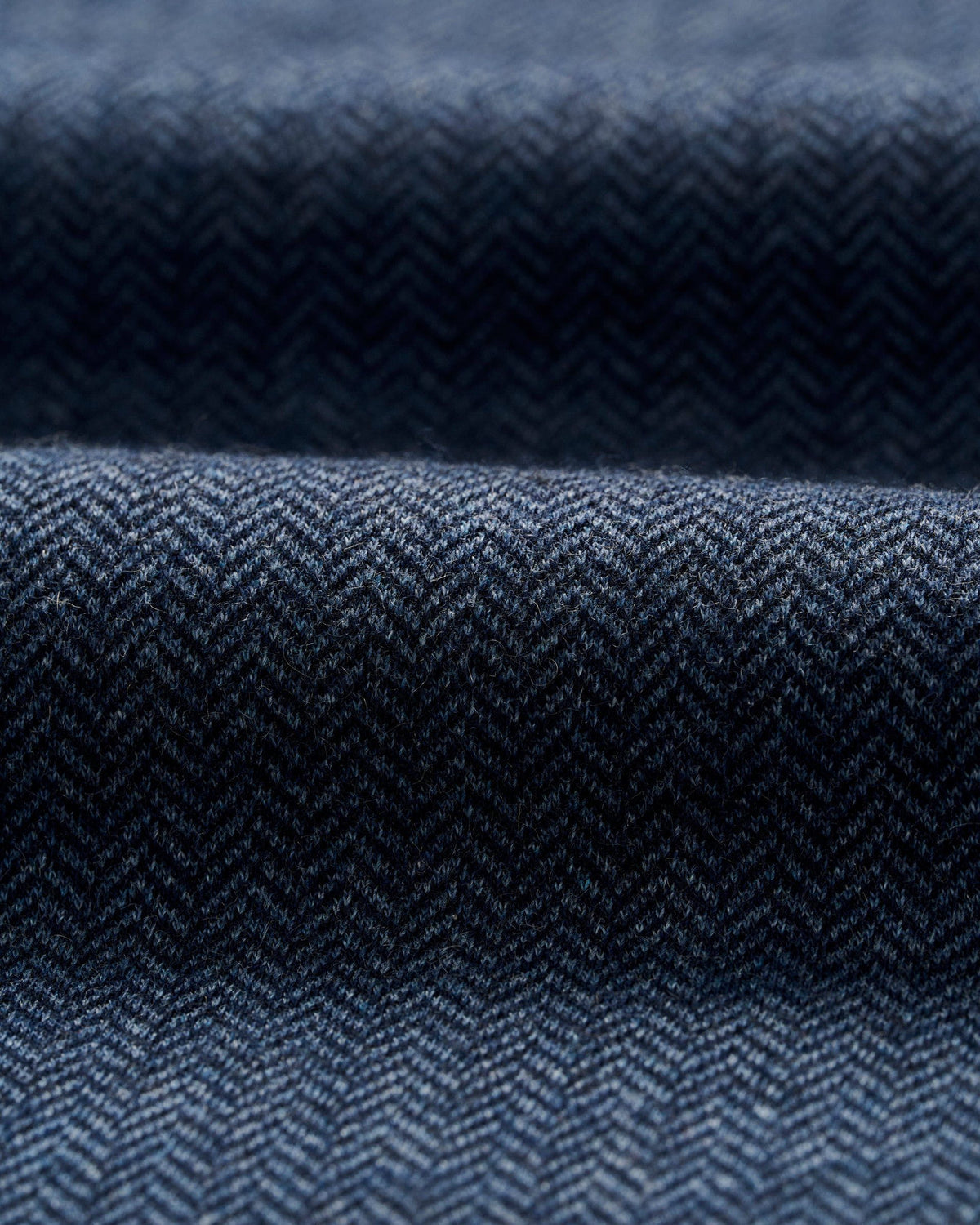 Johnnie-O Rubin Herringbone Cashmere Blend 1/4 Zip - Navy