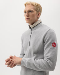 Holebrook Classic Wind Proof 1/4 Zip - Marble Grey