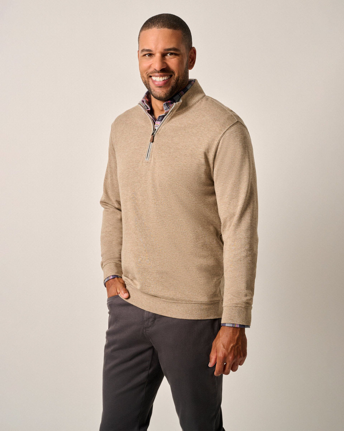 Johnnie-O Sully 1/4 Zip - Cedar