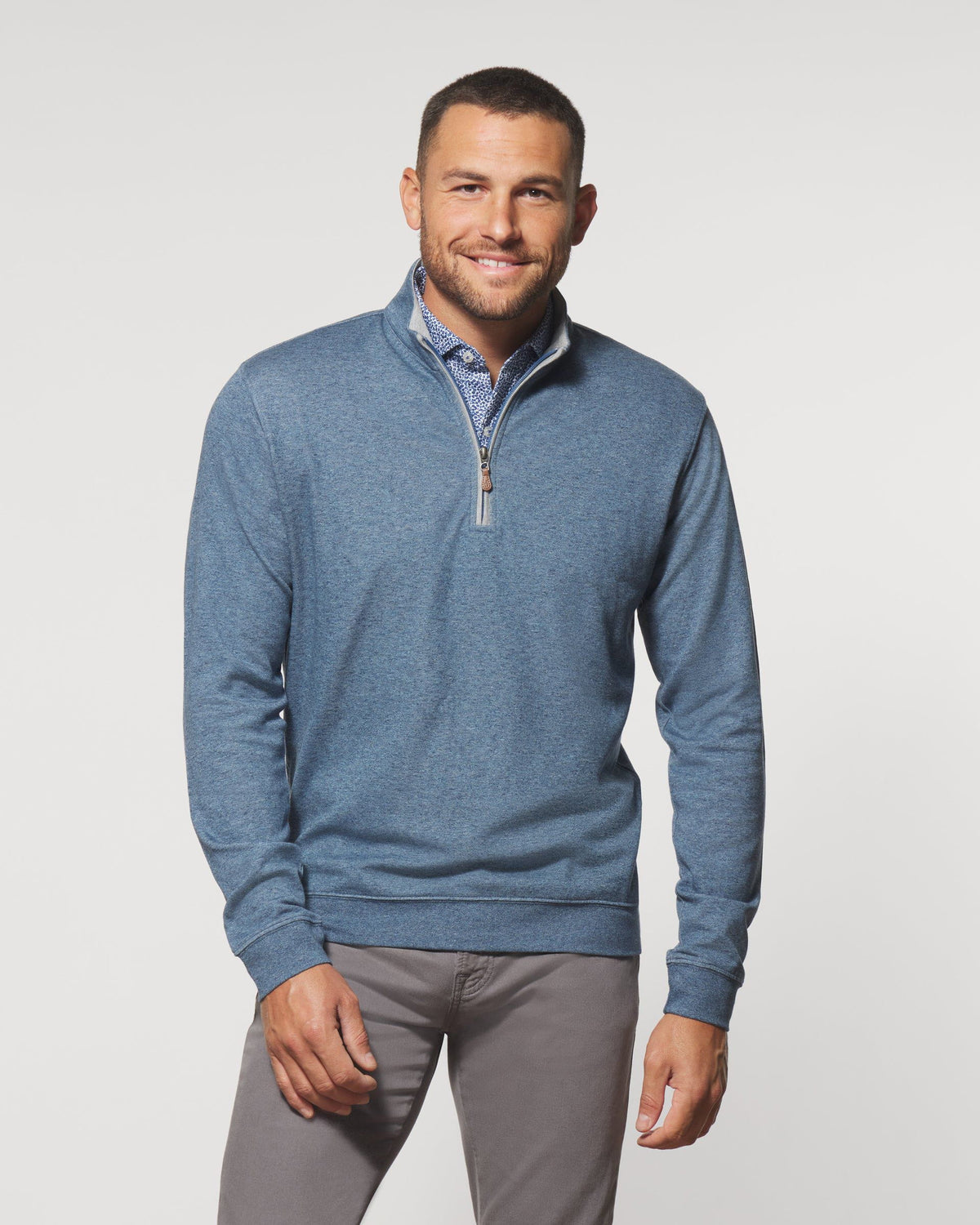 Johnnie-O Sully 1/4 Zip - Helios Blue