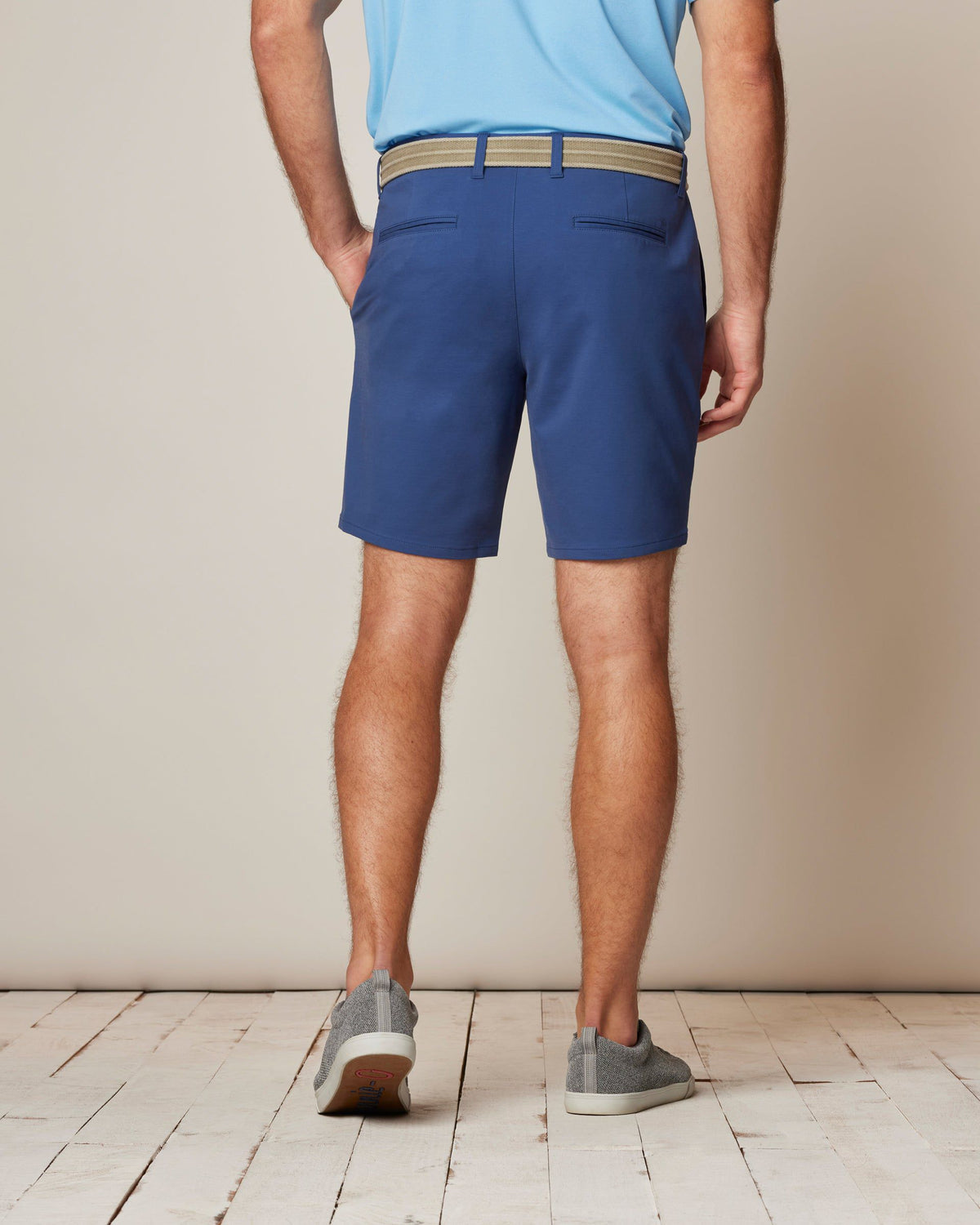 Johnnie-O Jupiters Cotton Stretch 8" Performance Shorts - Lake
