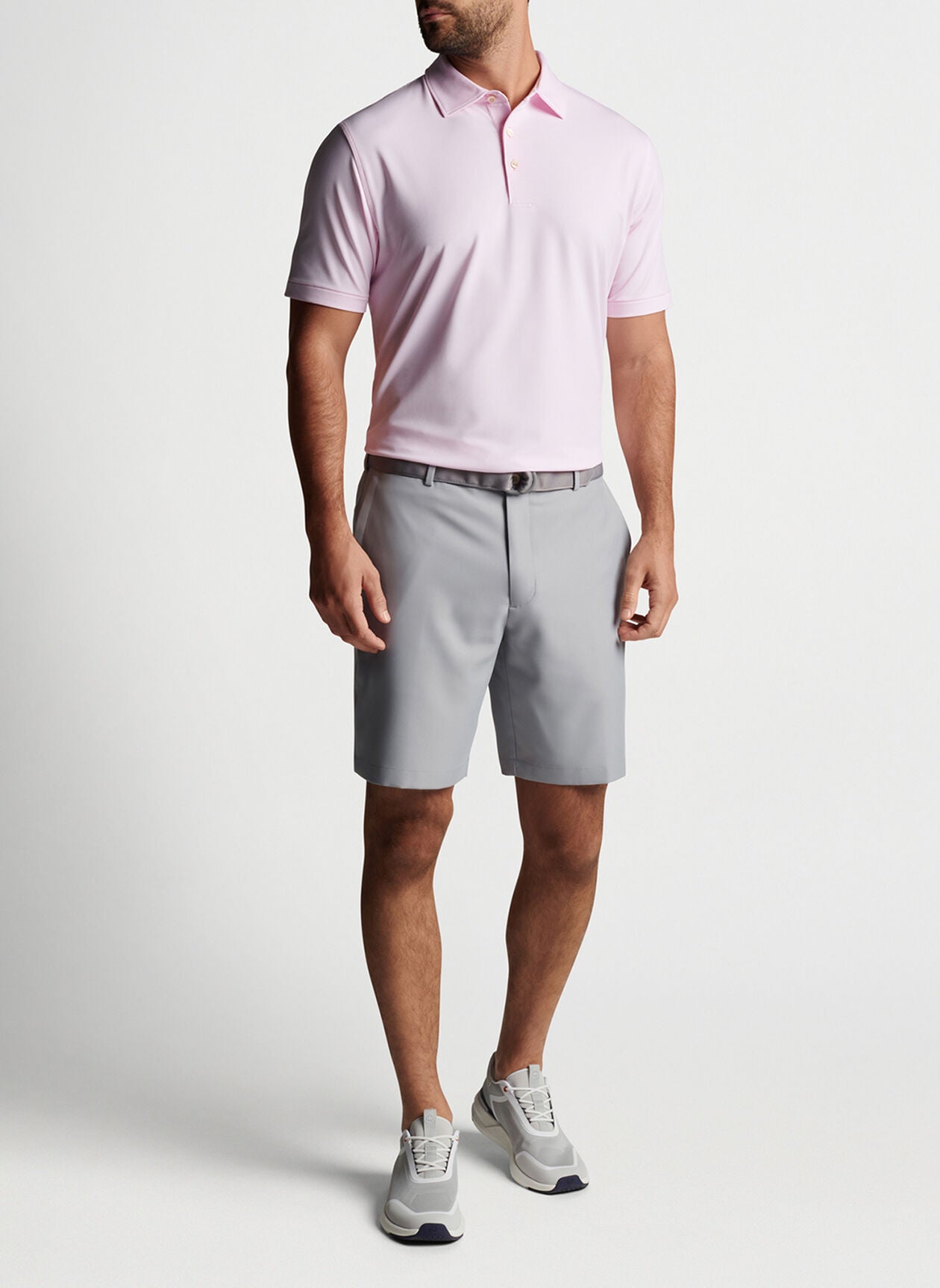 Peter Millar Salem Performance Shorts - Gale Grey