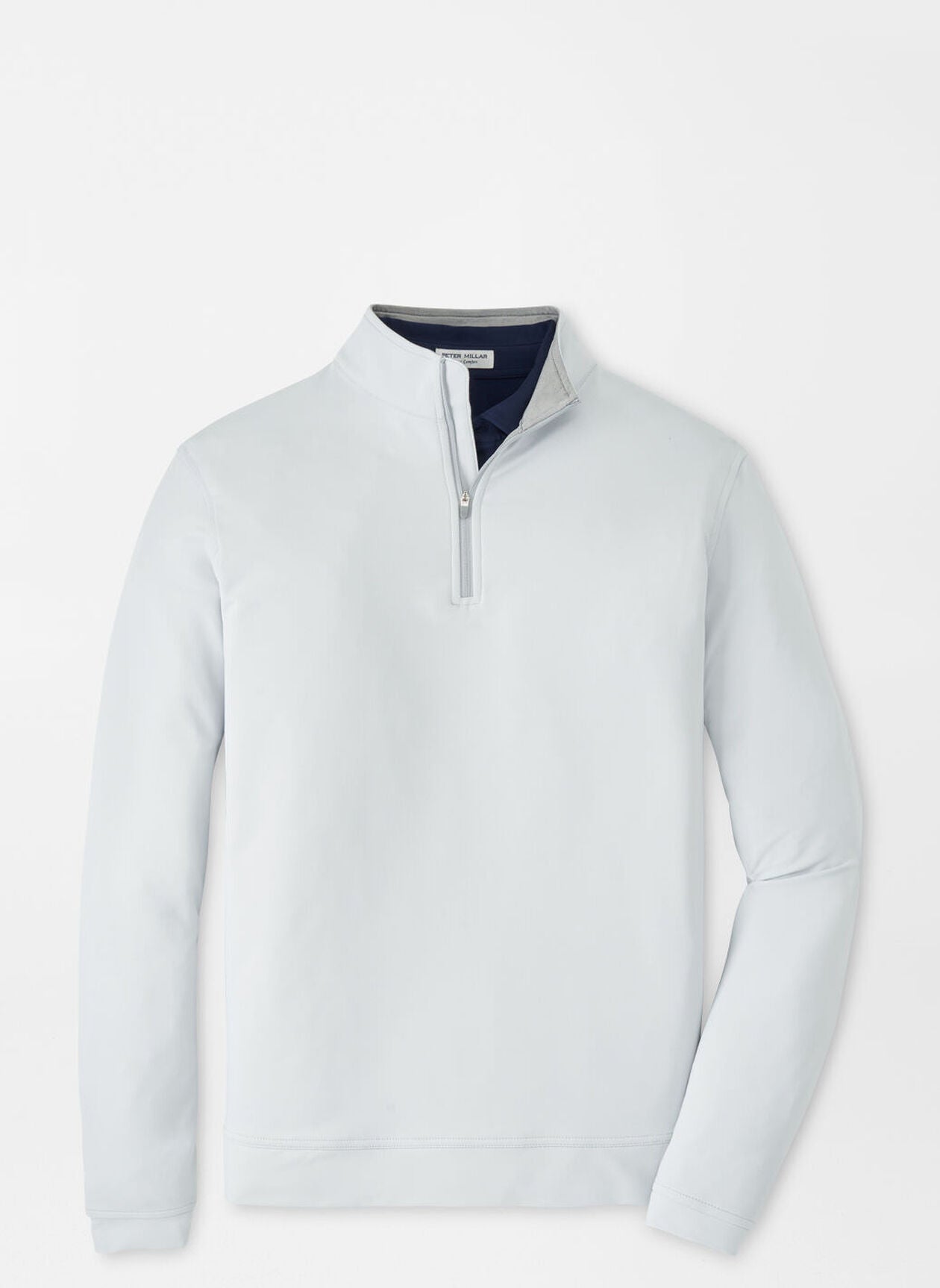 Peter Millar Perth Performance 1/4 Zip - British Grey