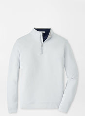 Peter Millar Perth Performance 1/4 Zip - British Grey