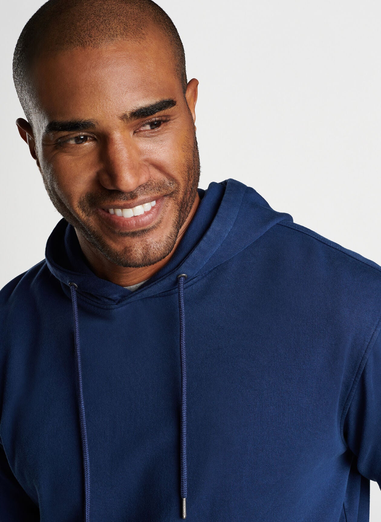 Peter Millar Lava Wash Garment Dyed Hoodie - Navy