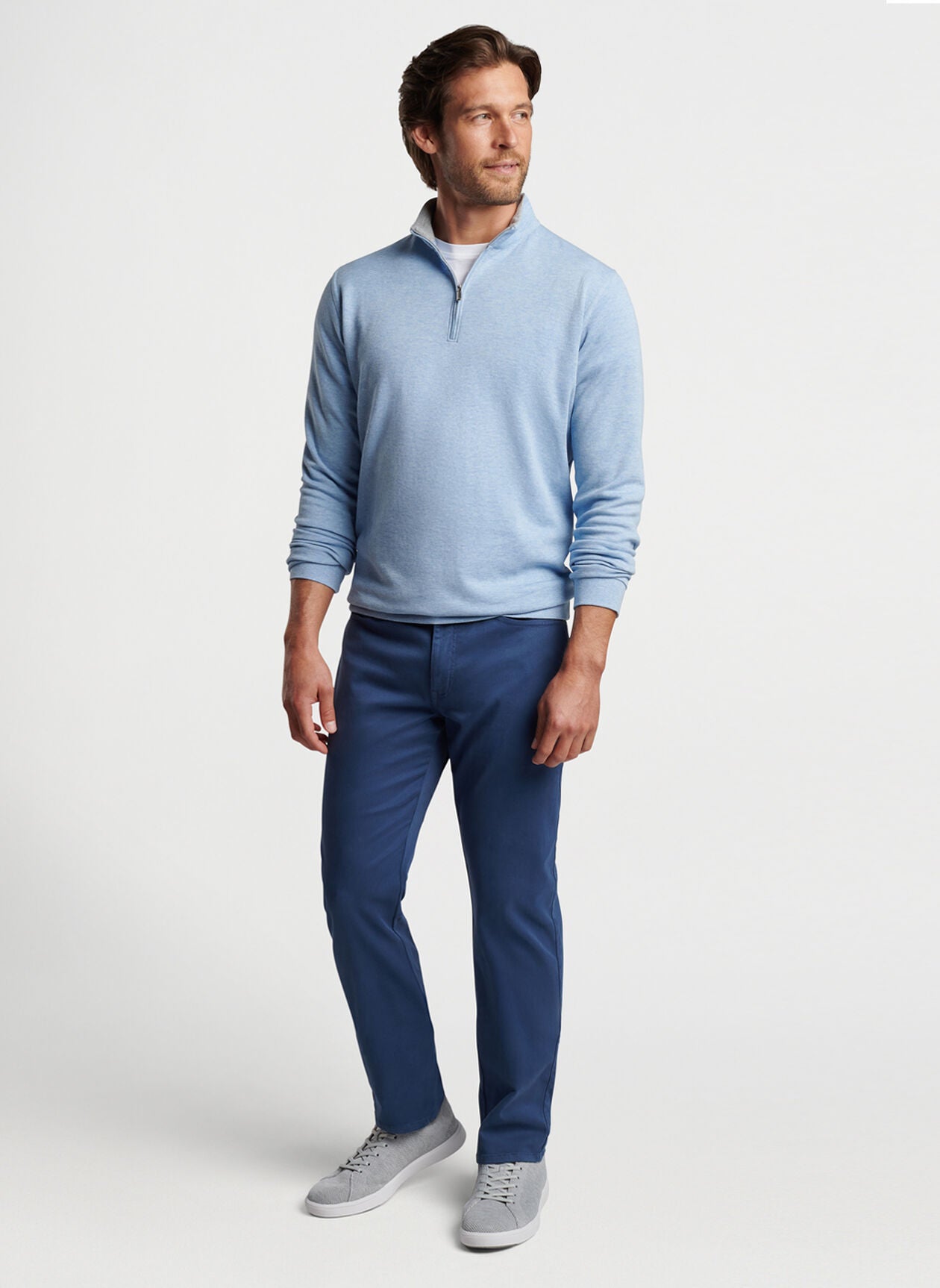 Peter Millar Crown Comfort Pullover - Cottage Blue