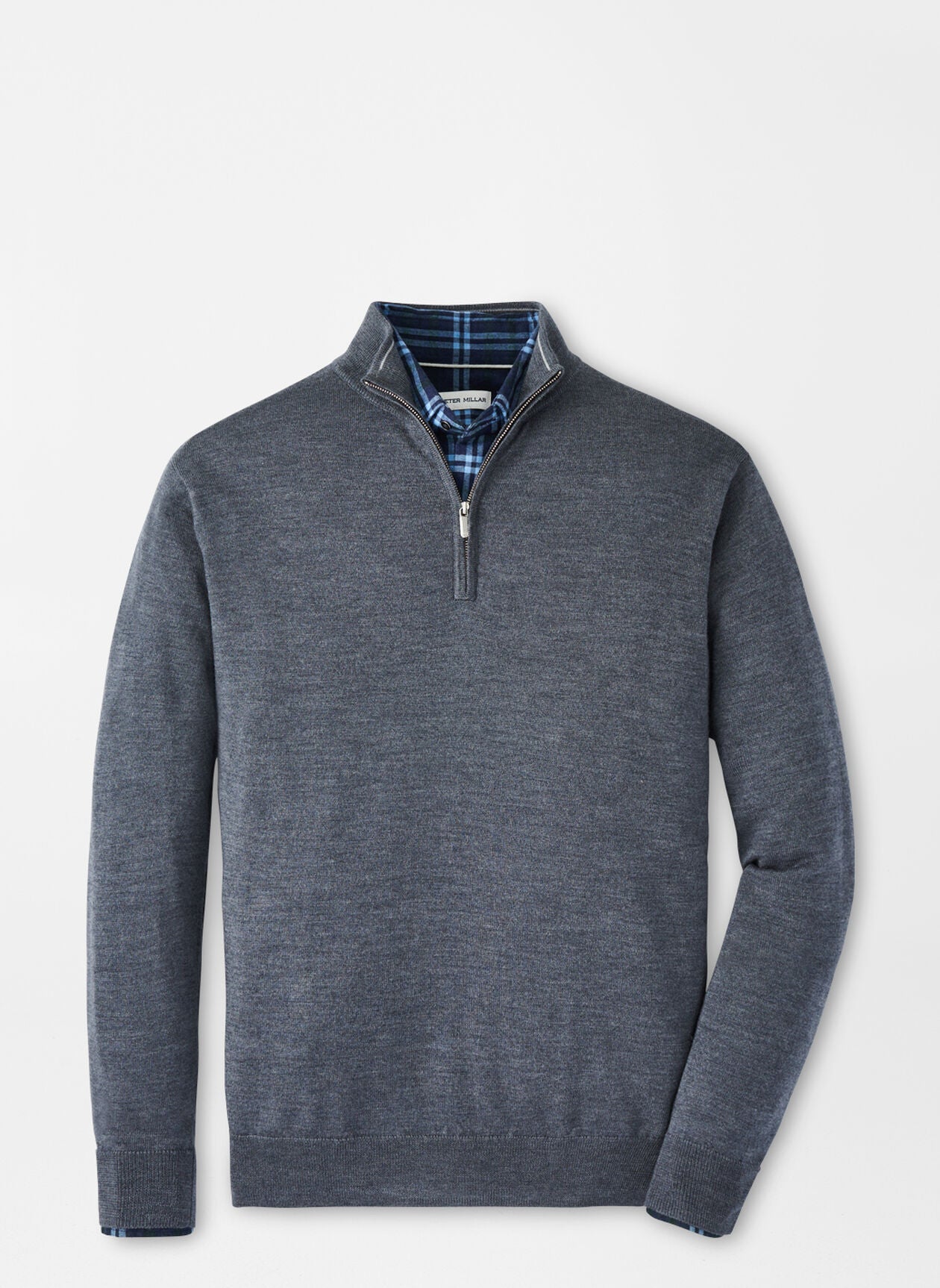 Peter Millar Autumn Crest 1/4 Zip - Charcoal