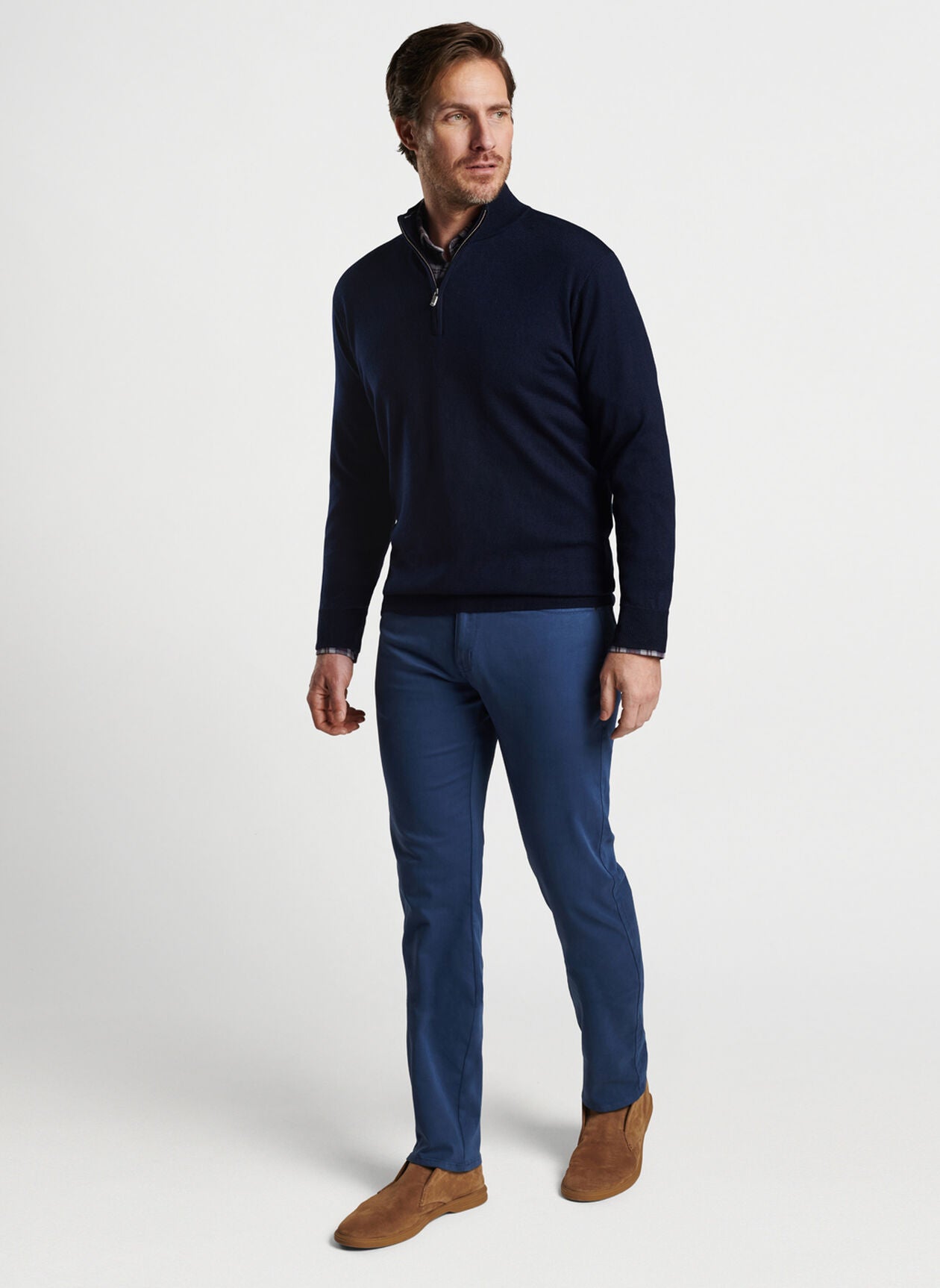 Peter Millar Autumn Crest 1/4 Zip - Navy