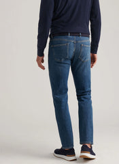 Peter Millar Vintage Washed Five Pocket Denim - True Blue Wash