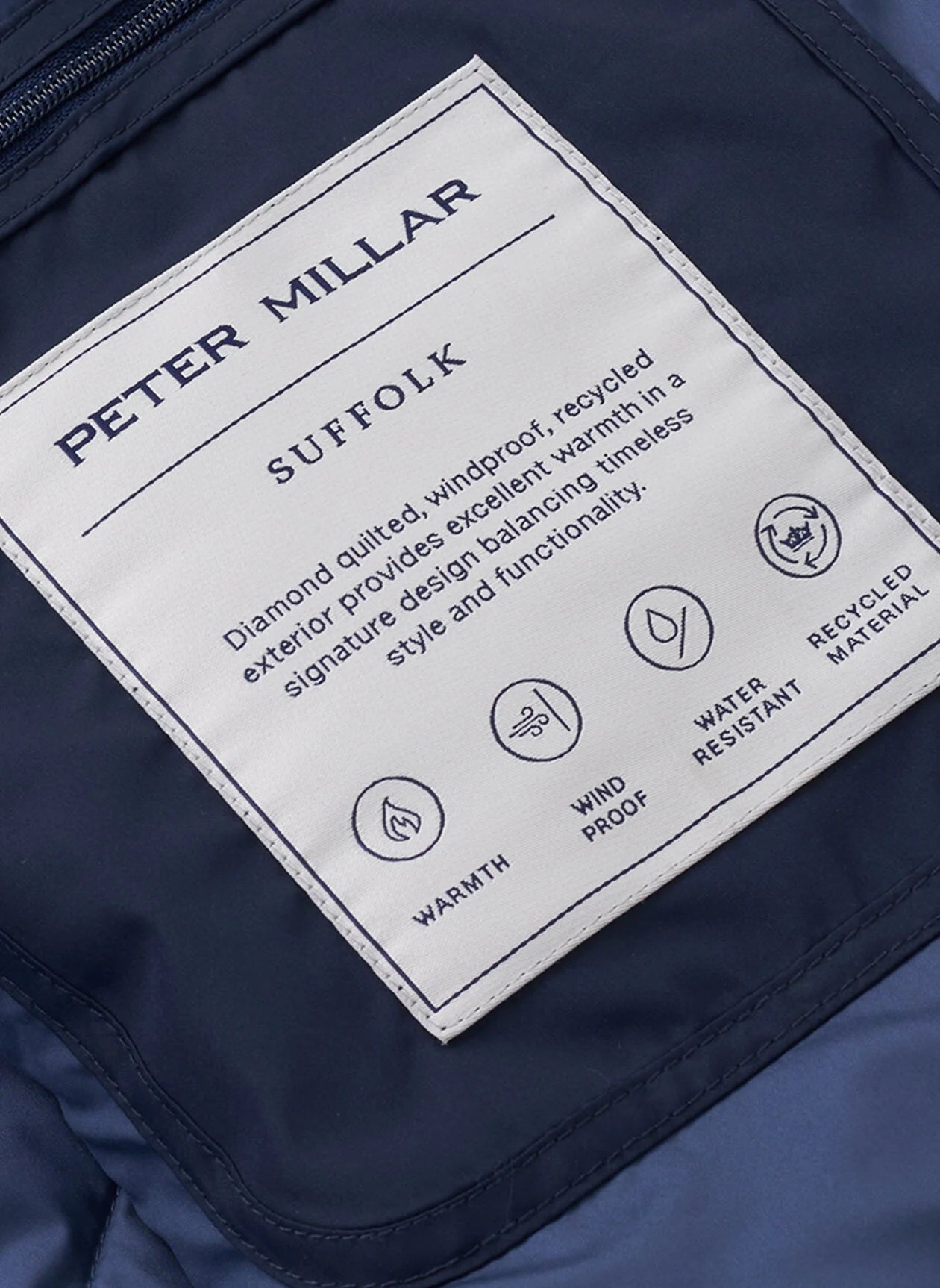 Peter Millar Suffolk Coat - Navy